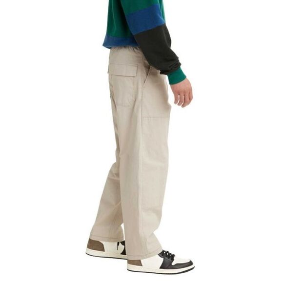 Levi's Premium Stretch Utility Pants Skateboarding Trousers Size Small S Tan New - Picture 1 of 16